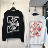 Ow Autumn Arrow Print Round Neck Pullover Short Sleeve Tshirt Hair Men'S Clothing Owt