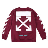 Autumn And Winter European And American Arrow Round Neck Sweater Large Size Retro Sports Men'S Clothing Owt