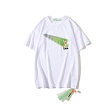 Cartoon Anime Arrow Print Short Sleeve Couple Tshirt Casual Fashionable Owt