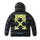 Winter Coat Printed Men'S Winter Warm Thickened Cottonpadded Jacket Casual Fashionable Owt
