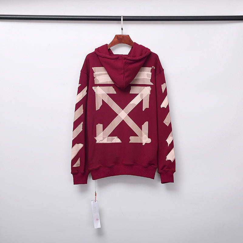 Arrow Printed Hoodie Street Hoodie Owt
