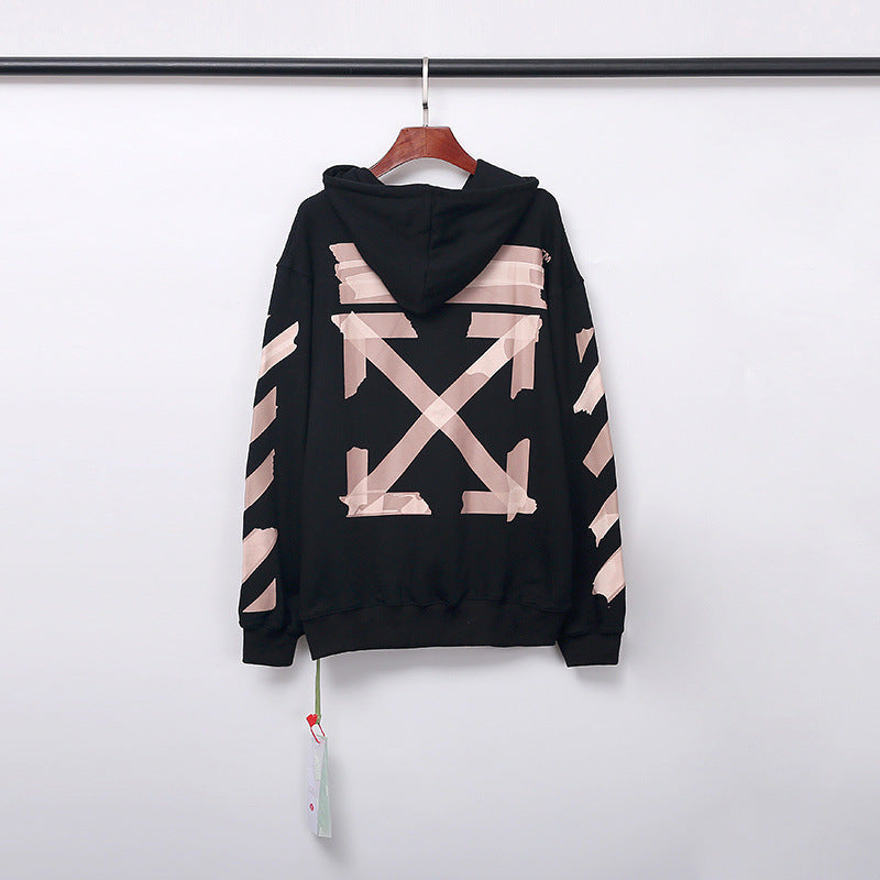 Arrow Printed Hoodie Street Hoodie Owt