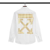 Fall Men'S Long Sleeve Shirt Ow Printed Shirt Owt