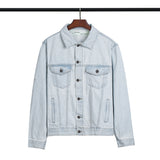 Ow Letter Printed Arrow Washed Do The Old Cowboy Coat Owt