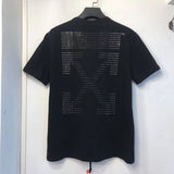 Summer Menswear Top Arrow Print Male And Female Couple Short Sleeve Tshirt Owt