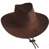 Bullhide Denim Hat Printed Cow Head Chicken Skin Deerskin Knight West Cowboy Hat