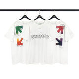 Rainbow Arrow Men'S Loose Casual Fashionable Short Sleeve Tshirt Owt