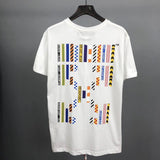 Rainbow Arrow Short Sleeve Men Plus Size Casual Men'S Clothing Owt