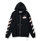 Autumn And Winter Cardigan Zipper Printing Coat Men And Women Owt