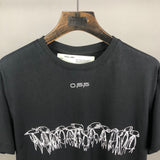 Spring/Summer Letter Print Men'S Large Size Casual Short Sleeve Owt
