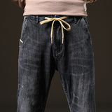 Men Summer Jeans Spring Loose Harem Jeans Men's plus Size Retro Sports Trousers Men Jeans