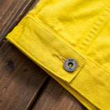 Yellow Denim Jacket Men Jean Coat Mens Autumn Leisure Yellow Denim Jacket Men's Loose Jacket Men's