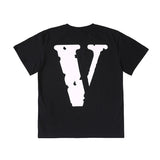 Vlone T shirt NAV Good Intentions Male and Female Large Size Retro Sports Leisure Comfortable Short Sleeve T-shirt