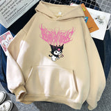Kuromi Hoodie Goth Clow M Harajuku Style Loose Sweater Women's Long-Sleeved Top