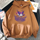 Kuromi Hoodie Goth Clow M Harajuku Style Loose Sweater Women's Long-Sleeved Top