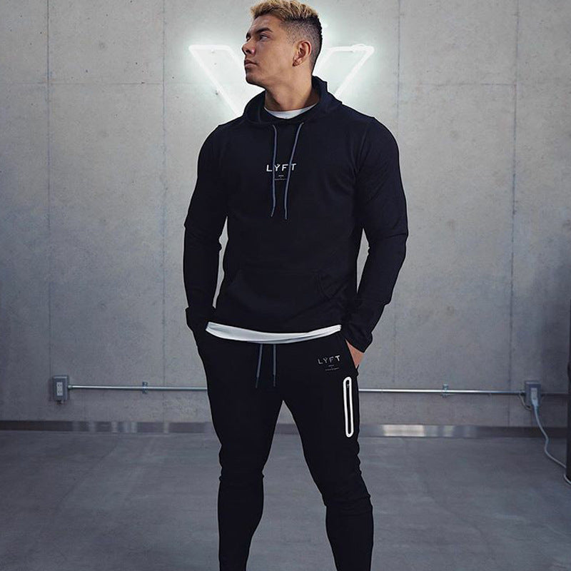 Gyms Fitness Mens Sports Hoodie Bodybuilding Workout Jogging Men′s Athletic Sweatshirts Autumn Winter New Pullover Outdoor Sports and Casual Hooded Pullover