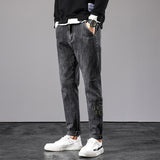 Men Summer Jeans Spring Loose Harem Jeans plus Size Retro Sports Trousers Men