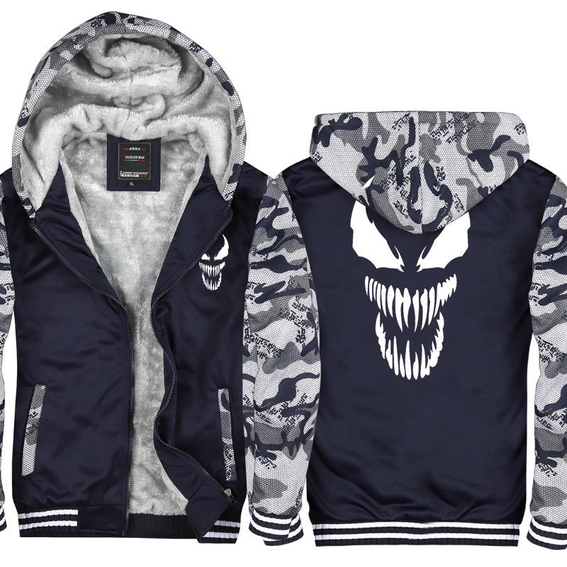 Captain America Hoodie Venom Marvel Clothes Sweater Printed Coat Hoodie Zipper