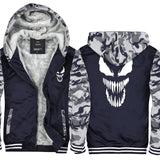 Captain America Hoodie Venom Marvel Clothes Sweater Printed Coat Hoodie Zipper