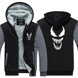 Captain America Hoodie Venom Marvel Clothes Sweater Printed Coat Hoodie Zipper