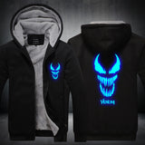 Captain America Hoodie Venom Marvel Clothes Sweater Printed Coat Hoodie Zipper