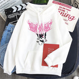 Kuromi Hoodie Goth Clow M Harajuku Style Loose Sweater Women's Long-Sleeved Top