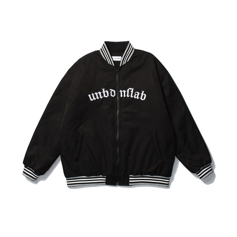 Letter Printed Cotton-Padded Jacket Men's plus Size Retro Sports Long Sleeve Casual Top Loose Baseball Uniform Men Cotton Padded Jackets