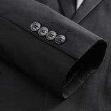Mens Graduation Outfits Suit Men's Suits Business Slim Fit Business Work Suit for Interviews Three-Piece Set Groom Wedding Suit
