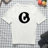 Cookies Shirt Personalized Printed Men's and Women's T-shirt Short Sleeve Large Size Bottoming Shirt