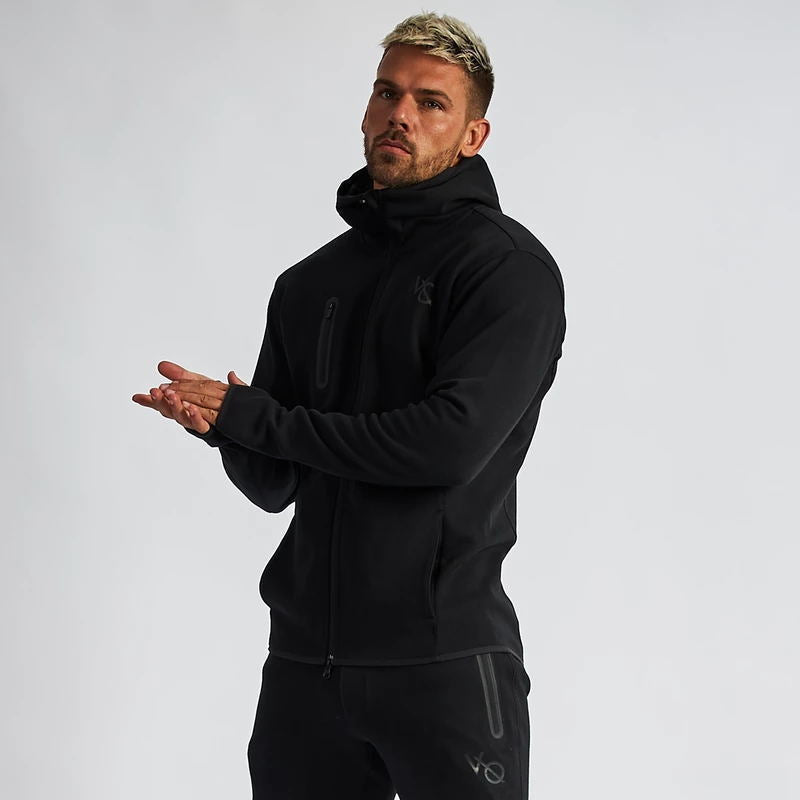 Men's Sports Hoodie Men Sweatshirts Fitness Male's Hoodies Fall/Winter Hooded Sweatshirt Men's Loose Outdoor Running Training Fitness Jacket