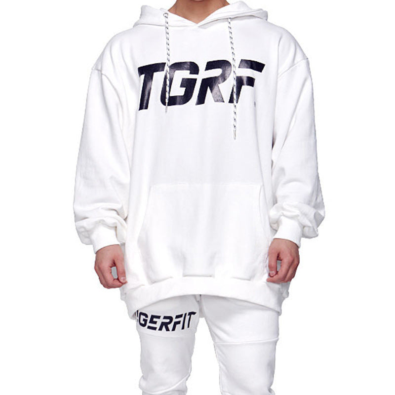 Men's Sports Hoodie Men Sweatshirts Fitness Male's Hoodies Loose Hooded Sweater Men's Sports Sweater Hip Hop Trend Pullover Coat