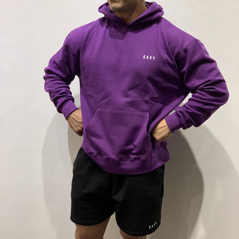 Men's Sports Hoodie Men Sweatshirts Fitness Male's Hoodies Cotton Sweatshirt Autumn Muscle Solid Color Men's Casual Hooded Loose Trendy plus Size Workout Clothes