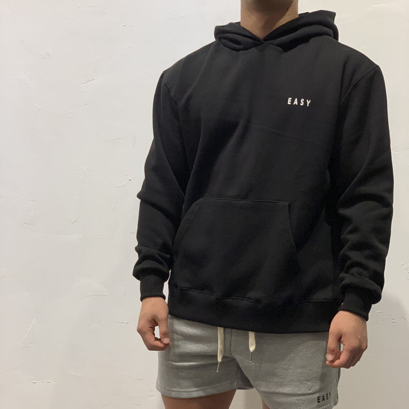 Men's Sports Hoodie Men Sweatshirts Fitness Male's Hoodies Cotton Sweatshirt Autumn Muscle Solid Color Men's Casual Hooded Loose Trendy plus Size Workout Clothes