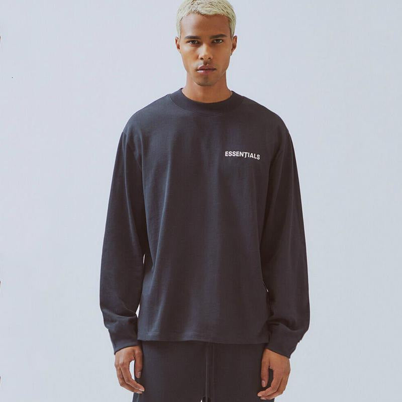 Fog Essential Sweatshirt Fear Of God Essential Men's Sports Hoodie Men Sweatshirts Fitness Male's Hoodies Feel of God Long Sleeve Crew Neck Tshirt Sweater plus Size Retro Sports Essl