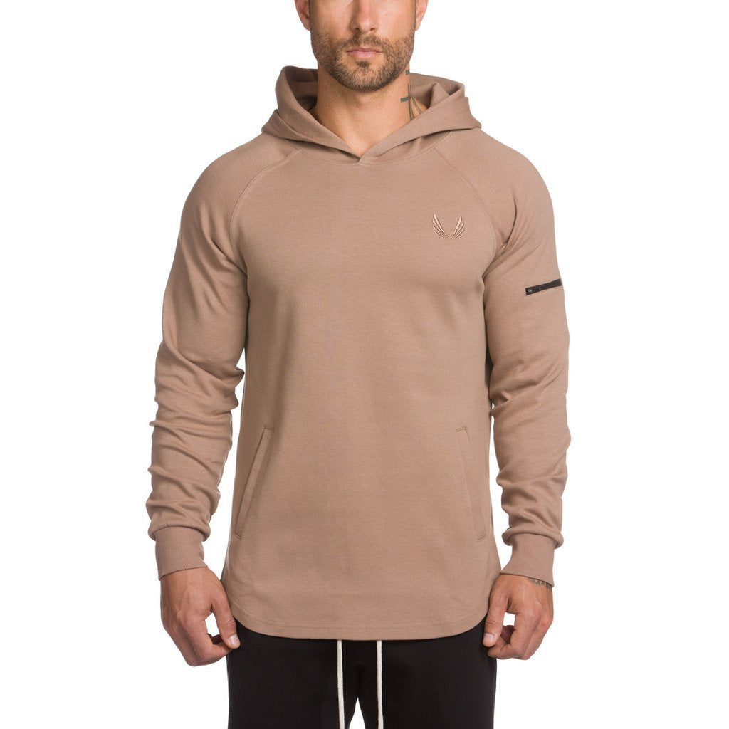 Men's Sports Hoodie Men Sweatshirts Fitness Male's Hoodies Muscle Workout Brothers Sports Casual Cotton Sweater Men's Running Training Slim Hoodie