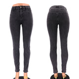 100 Cotton Jeans Women Stretch Denim Skinny Hip Raise Jeans for Women