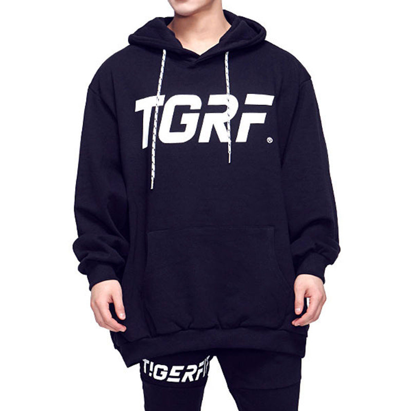 Men's Sports Hoodie Men Sweatshirts Fitness Male's Hoodies Loose Hooded Sweater Men's Sports Sweater Hip Hop Trend Pullover Coat