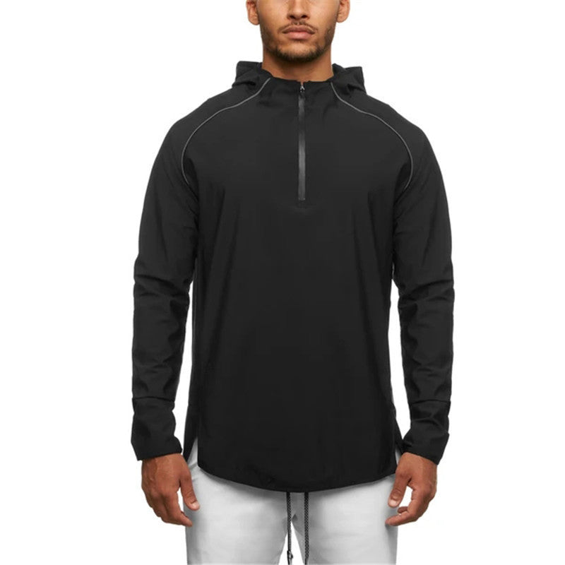 Men's Sports Hoodie Men Sweatshirts Fitness Male's Hoodies Outdoor Sports Hoodies Men's Hooded Running Climbing Long Sleeve Training Clothes