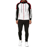 Men Tracksuit Set Jogging Suits Mens Men's Leisure Sports Suit Striped Color Matching Fashion Sports Set