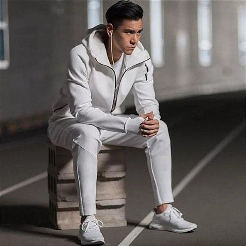 Men's Sports Hoodie Men Sweatshirts Fitness Male's Hoodies Autumn and Winter Men's Long Sleeve Crew Neck Sweater Men's Running Fitness Jacket Muscle Brother Exercise Sweatshirt