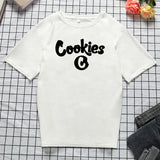 Cookies Shirt Personalized Printed Men's and Women's T-shirt Short Sleeve Large Size Bottoming Shirt