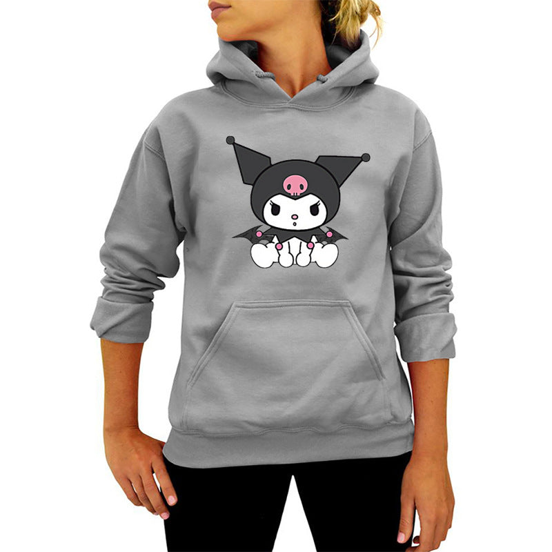 My Melody Hoodie Kuromi Cute Cat Pattern Printed Hoodie