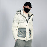 Doudoune Winter Fashion down Jacket Men's Large Workwear with Pocket down Jacket