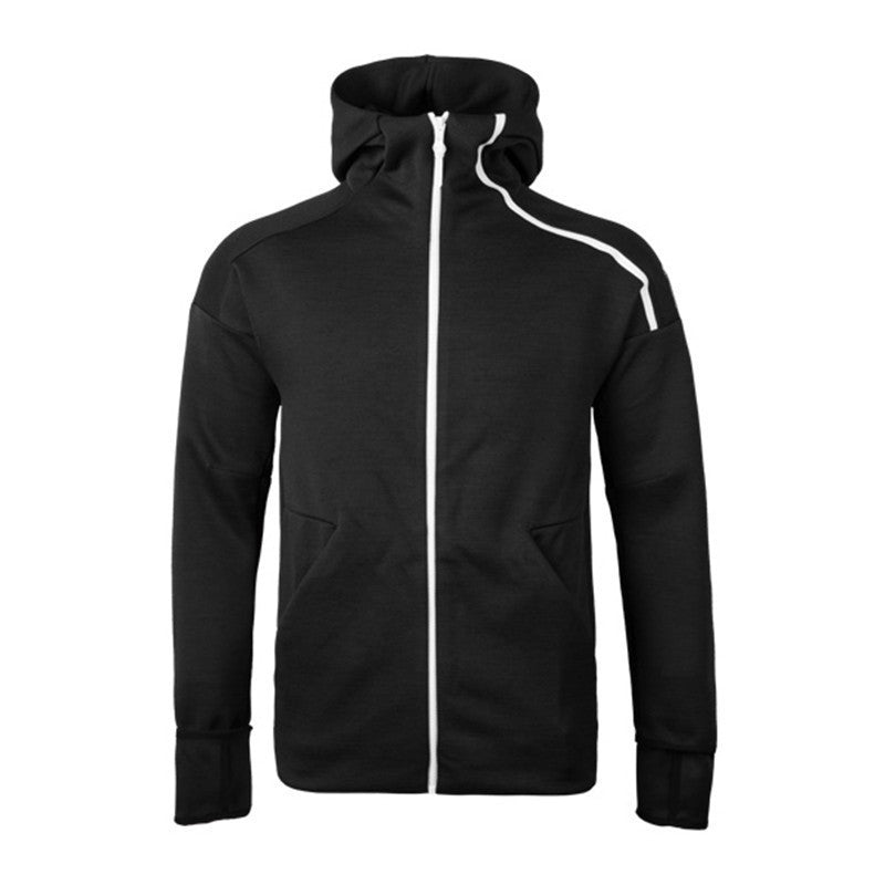 Men's Sports Hoodie Men Sweatshirts Fitness Male's Hoodies Autumn and Winter Men's Long Sleeve Crew Neck Sweater Men's Running Fitness Jacket Muscle Brother Exercise Sweatshirt