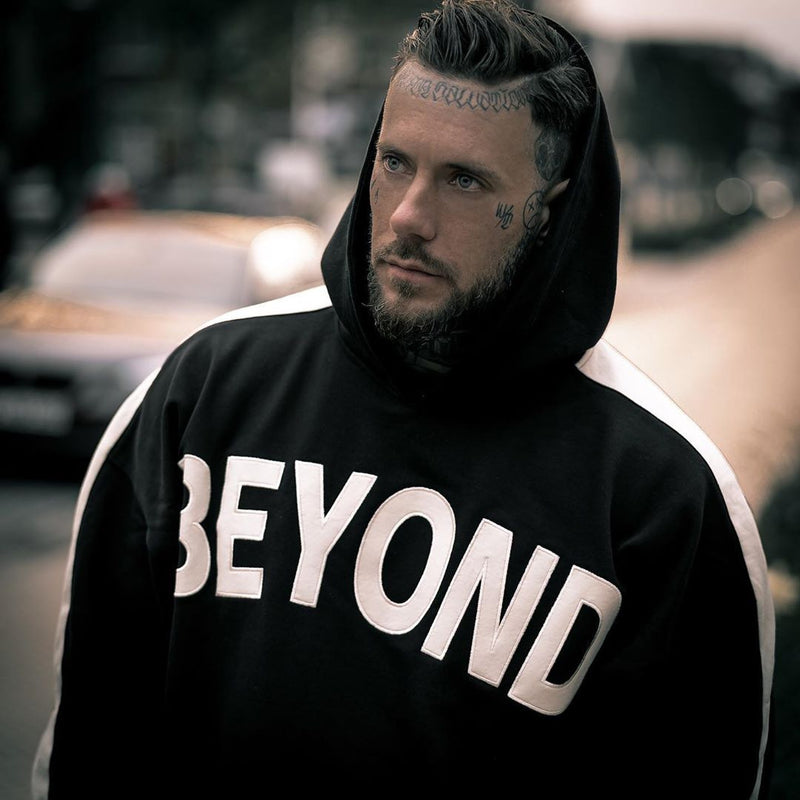 Men's Sports Hoodie Men Sweatshirts Fitness Male's Hoodies Muscle Brothers Workout Top Leisure Sports Elastic Color Matching Fall/Winter Hoodie Suit