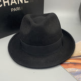 Fedora Hat Wool Felt Top Hat Men Winter Fedora Hat Women Autumn Winter Billycock