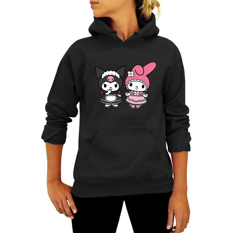 My Melody Hoodie Couple Kuromi Cute Pattern Printed Hoodie