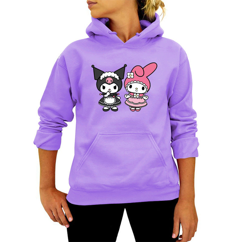 My Melody Hoodie Couple Kuromi Cute Pattern Printed Hoodie