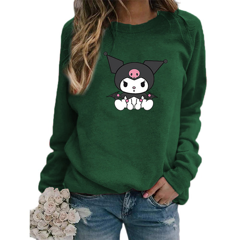 My Melody Hoodie Kuromi Cute Printed Crew Neck Sweatshirt