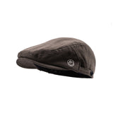 Beret Hat Geggen Domog Anti-Wear Corduroy Street Retro Forward Peaked Cap